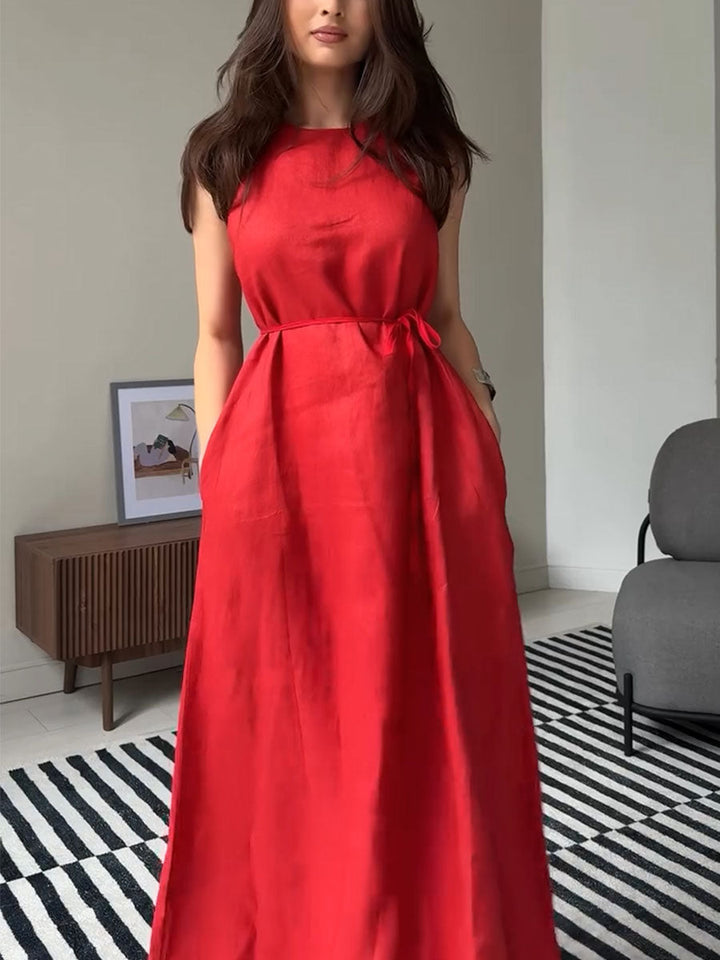 Lynsi Casual A-Line Dress, view 9 - Elena Harper