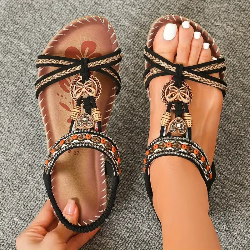 Colella | Ibiza Style Sandals – Lightness, Rhinestones, and Comfort All Day Long