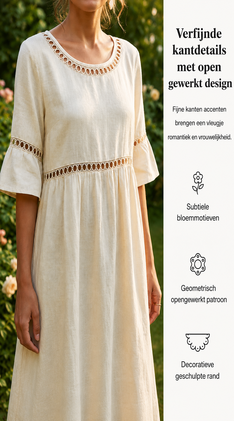 Amara™ | Elegant Belly-Camouflaging Midi Dress