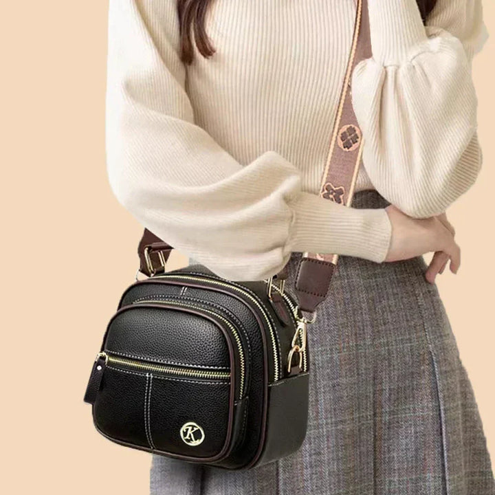 Gaia Mini Chic Crossbody Shoulder Bag, view 2 - Elena Harper