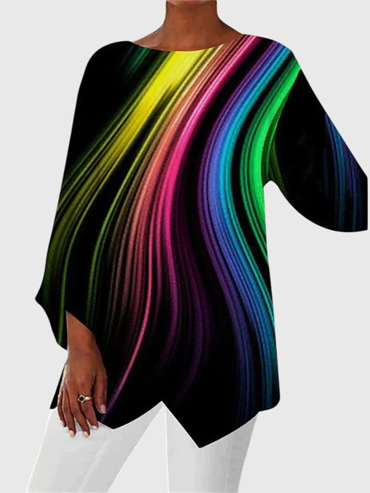 Alayah™  |  Elegant Crew Neck Top