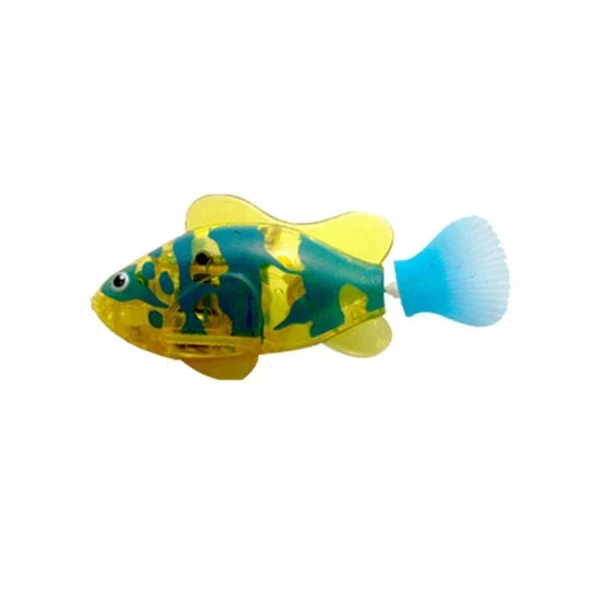 Pet's Interactive Floating Fish Water Toy for Cats & Dogs