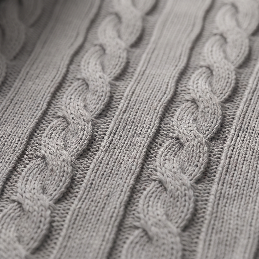 Christina | Soft and Timeless Women's Knit Sweater with Cable Pattern