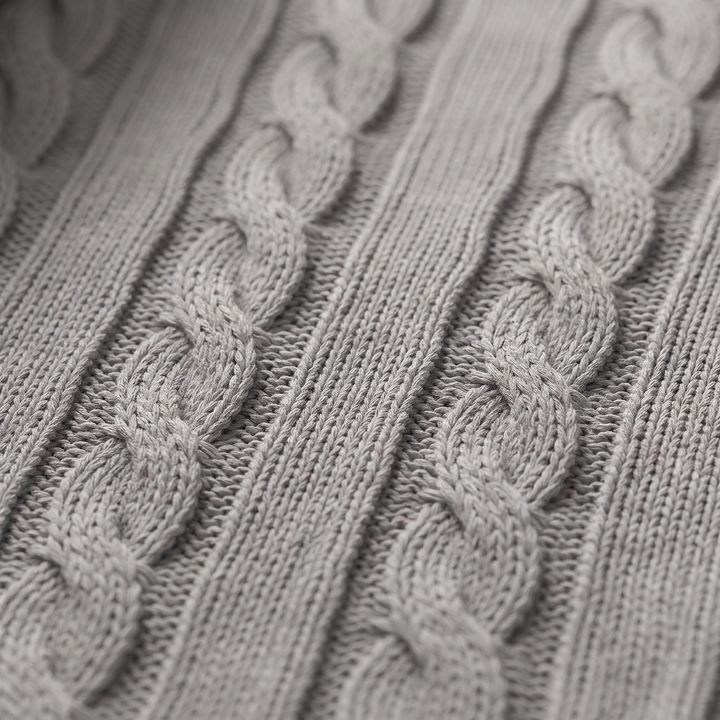 Christina | Soft and Timeless Women's Knit Sweater with Cable Pattern