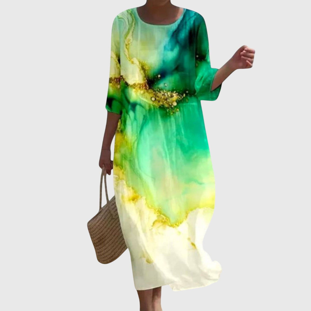 Hayley™  |  Stylish Floral Maxi Dress
