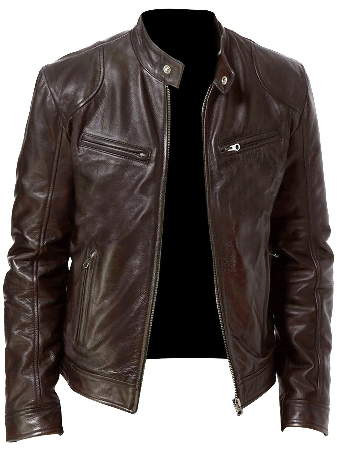 LAURENT MONACO | MEN'S ZIPPER MOTORCYCLE JACKET