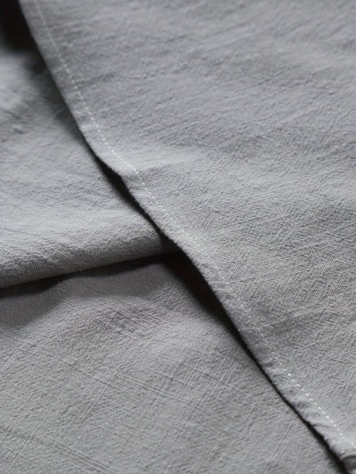 Tejada Casual Cotton Shirt with Pocket - Elena Harper