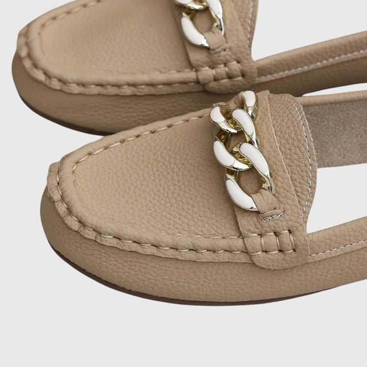Melira | Orthopaedic loafers with metallic detail and design