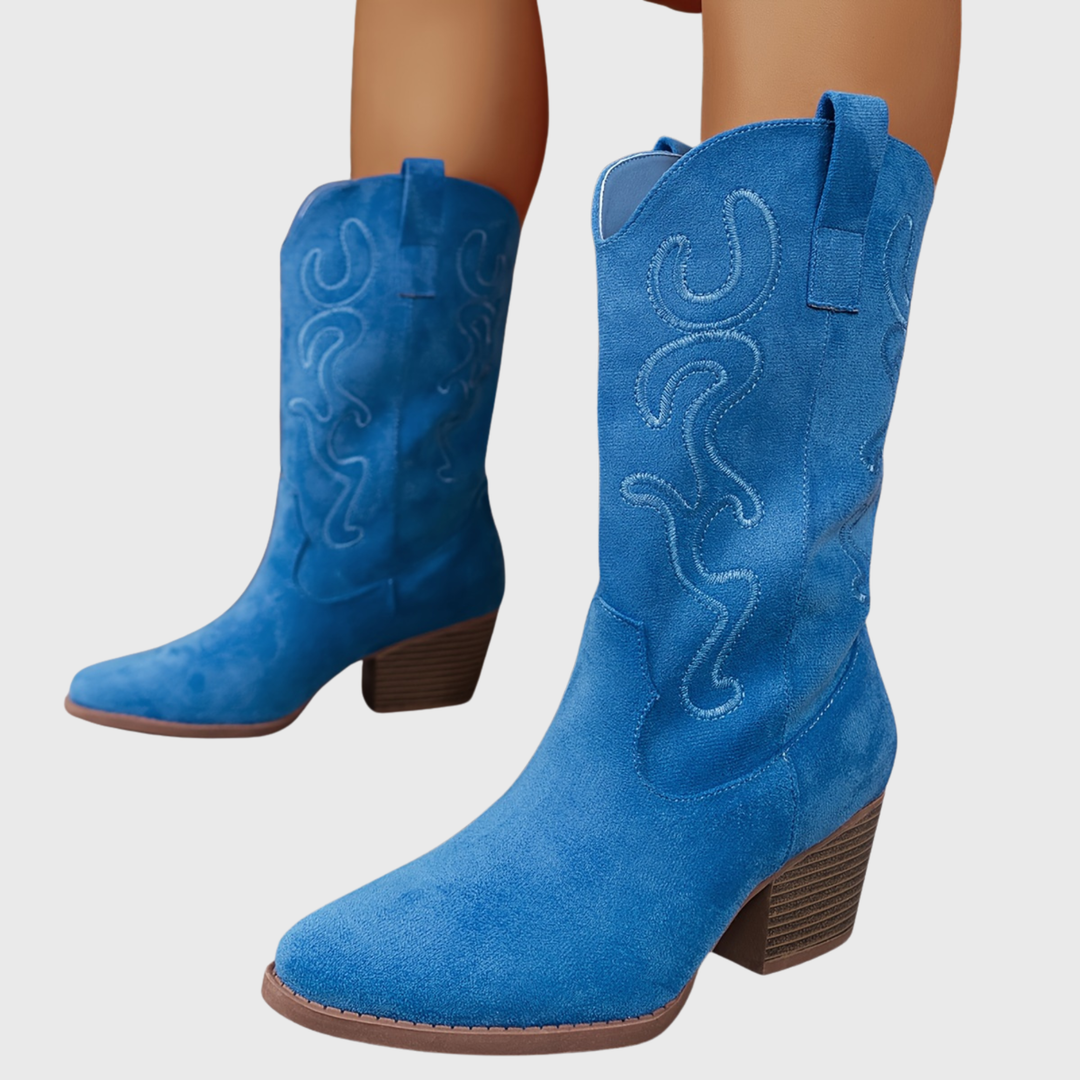 Jolene | Eye-catching Western Cowboy Boots with Wide Calf Width