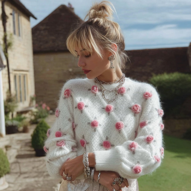 Gracefully Designed Pullover - Elena Harper