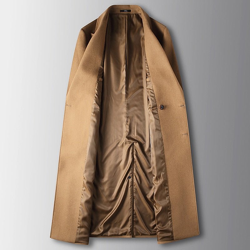 Clara Warmer and Stylish Double-Breasted Trench Coat, view 3 - Elena Harper