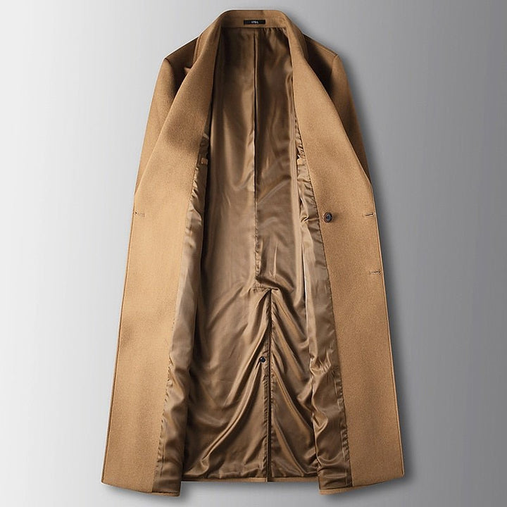 Clara Warmer and Stylish Double-Breasted Trench Coat, view 3 - Elena Harper