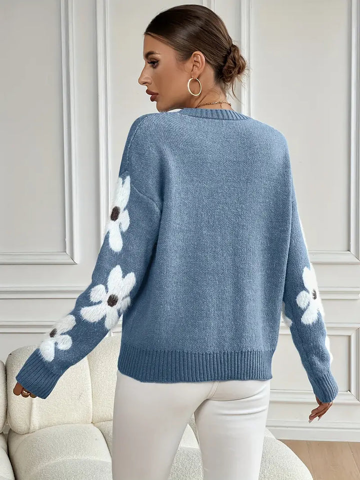 Livia Soft Knit Sweater, view 2 - Elena Harper