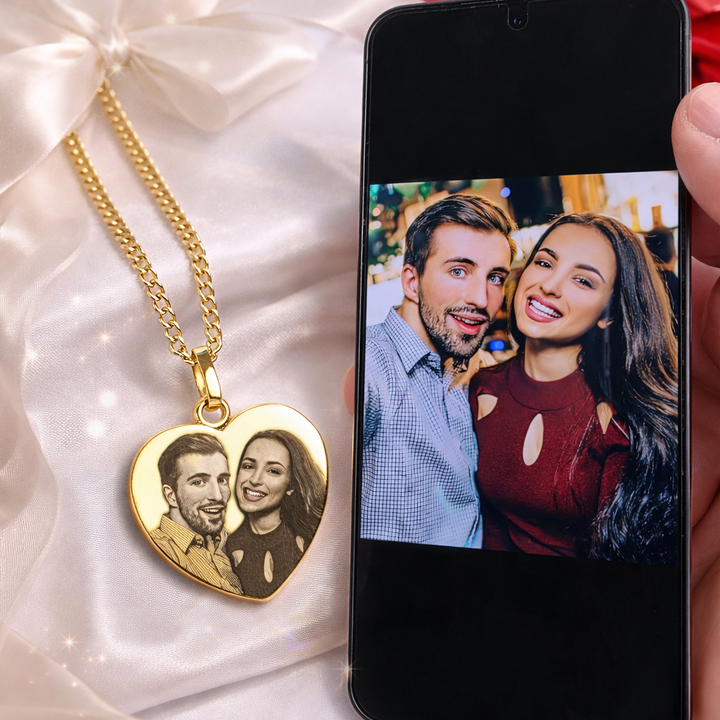 "Faithful Companion" Necklace with Image Engraving