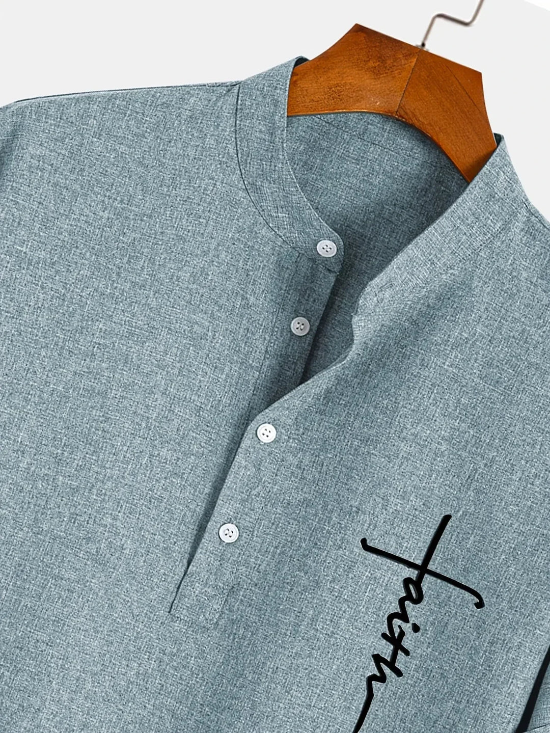 LAURENT MONACO | MEN'S HIGH COLLAR SHIRT