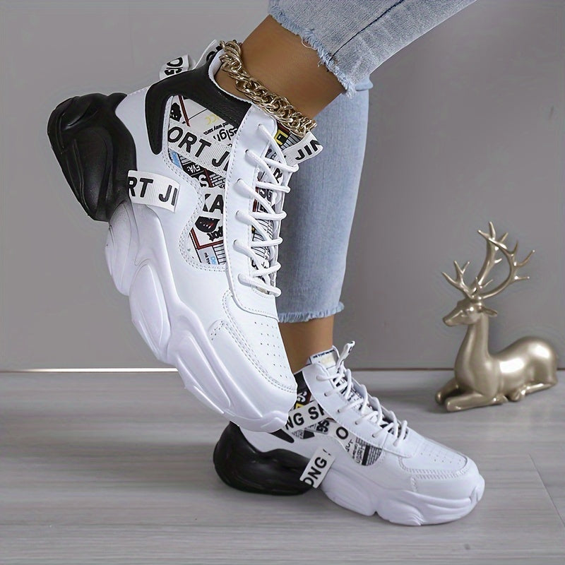 Comfortable, non-slip ankle sneakers with laces EB