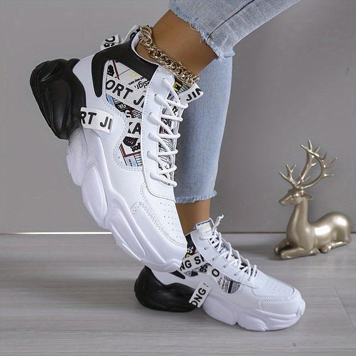 Comfortable, non-slip ankle sneakers with laces EB
