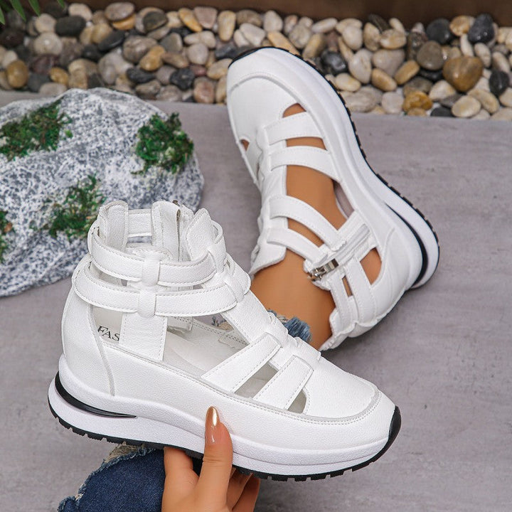 Vina™ | Stylish Cut-Out Platform Sneakers