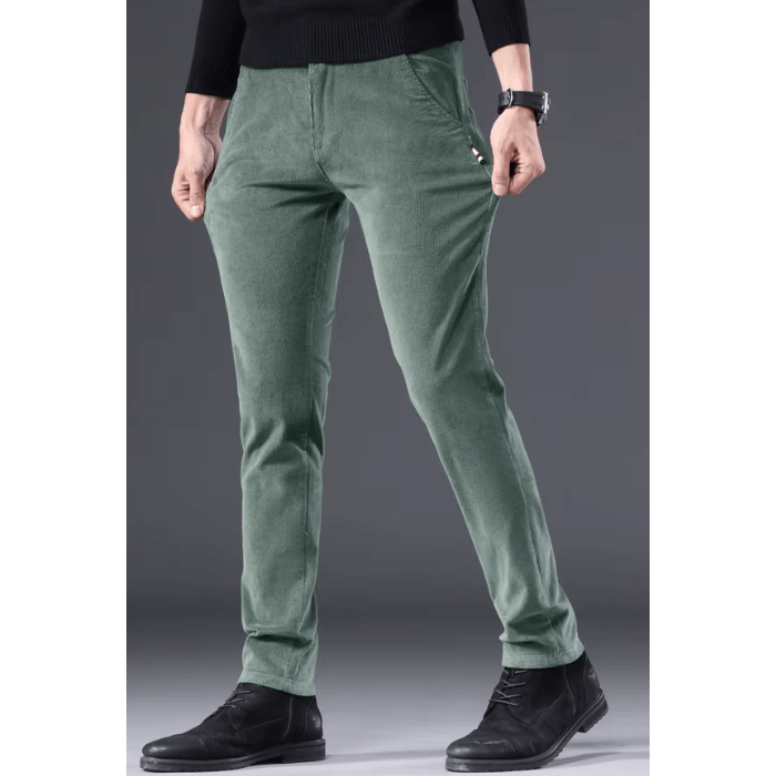 Men's Fleece Corduroy Winter Pants