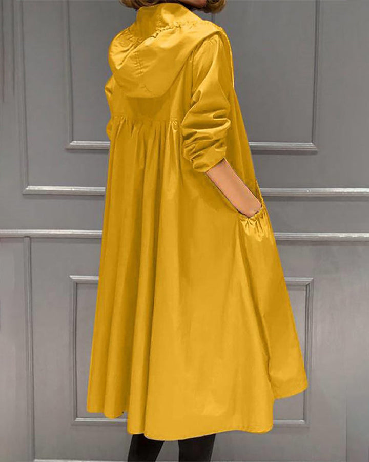 Claudia Classic and Elegant Women's Trench Coat, view 6 - Elena Harper