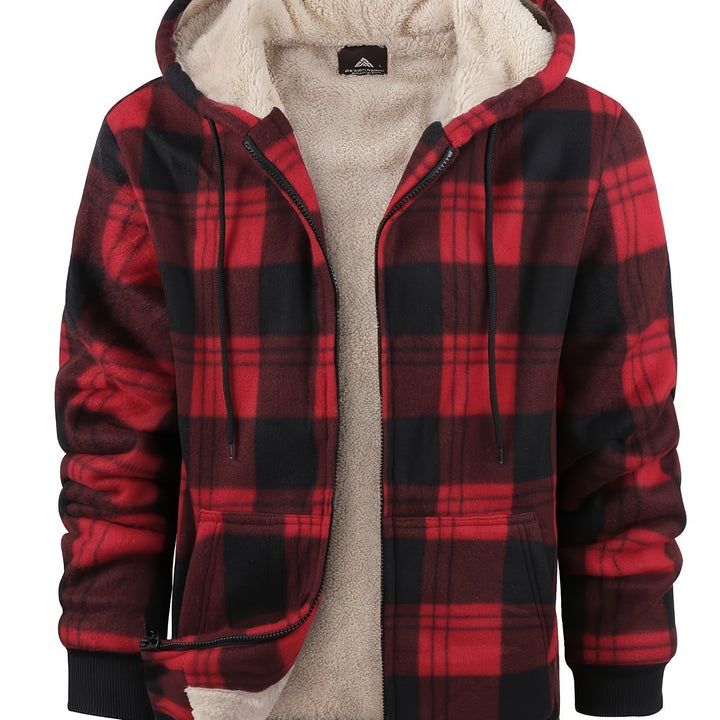 Klara | Cozy and Warm Flannel Hooded Jacket
