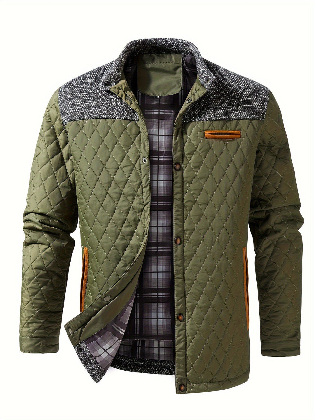 Vincent - Elegant Padded Down Jacket with High Collar