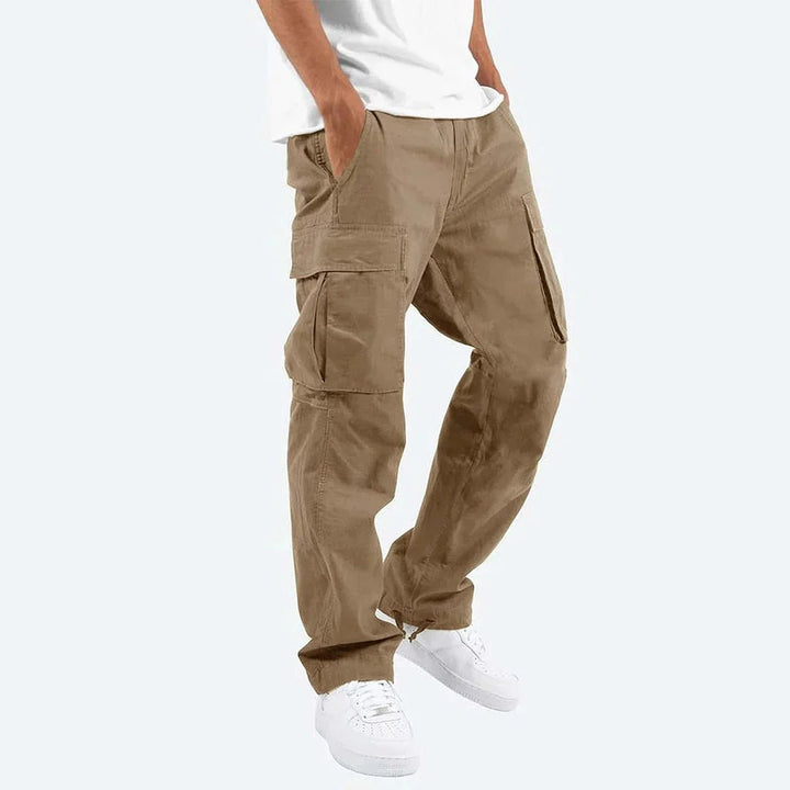 Edvarn Men's Cargo Pants Regular Fit, view 4 - Elena Harper
