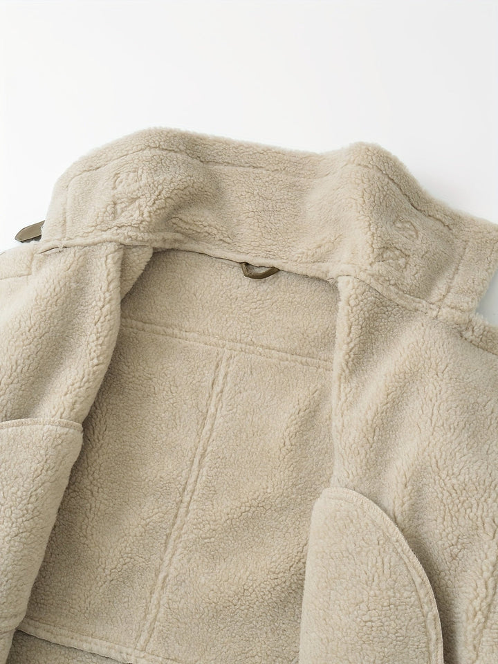 Rosabel Cosy Biker Jacket, view 7 - Elena Harper
