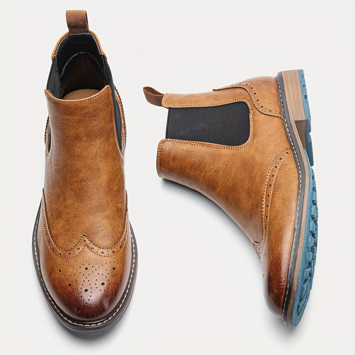 Ronan Refined Chelsea Boots, view 3 - Elena Harper