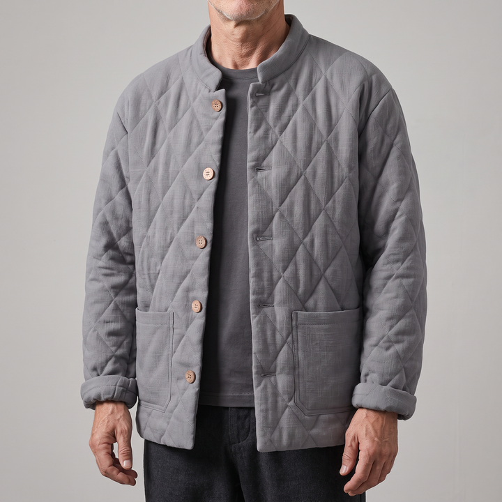 Leon | Modern and Lightly Padded Quilted Jacket for Men