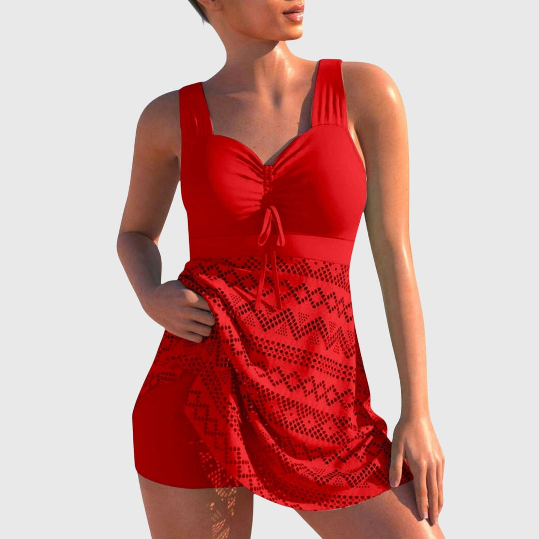 SWIMSUIT SET WITH SKIRT FOR WOMEN