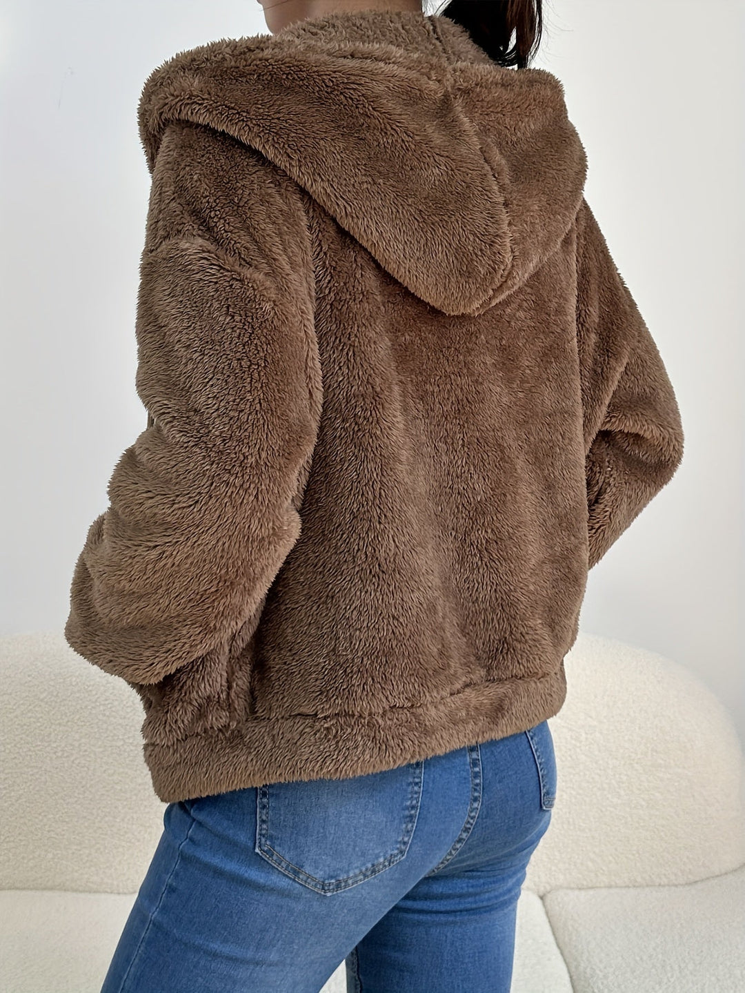 Teddy Jacket Stylish and Warm, view 2 - Elena Harper