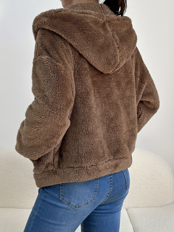 Teddy Jacket Stylish and Warm, view 2 - Elena Harper