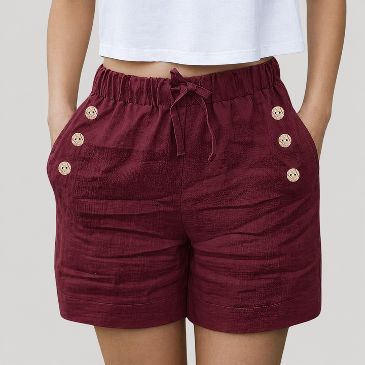Gail | Women's Tailored Elasticated Waist Summer Shorts