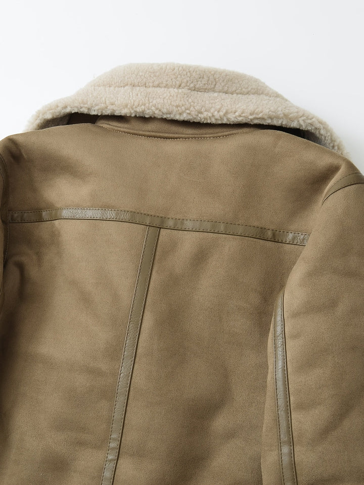 Rosabel Cosy Biker Jacket, view 6 - Elena Harper