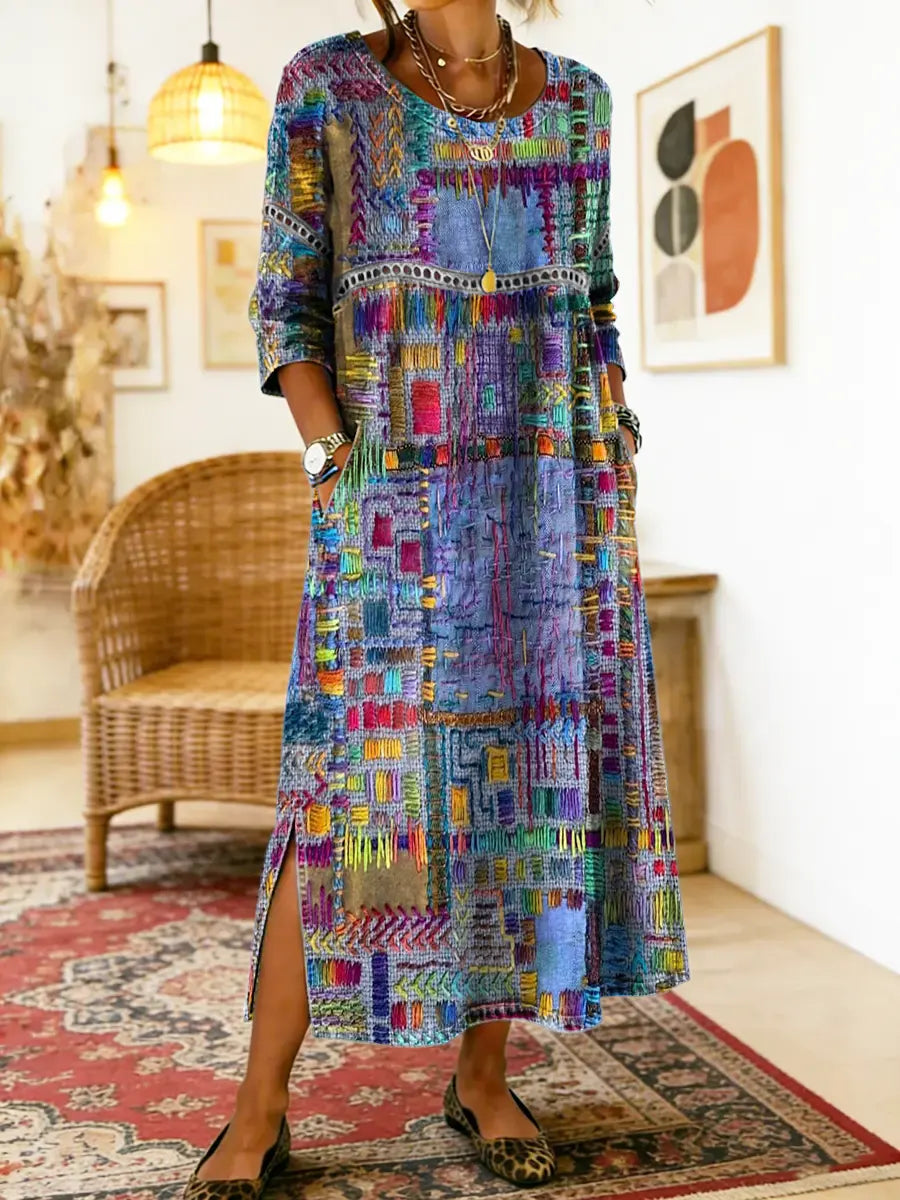 Nessa™ | Stylish Print Dress