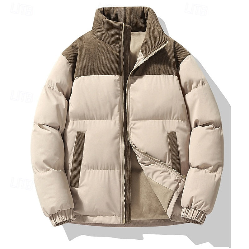 Rory Insulated Stand-Collar Puffer Jacket, view 10 - Elena Harper