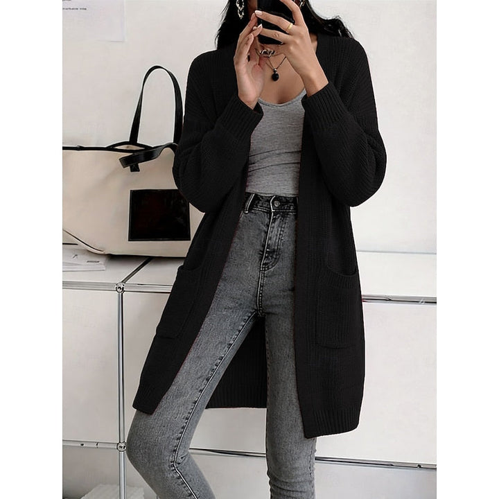 Aurélie - Chic Long Cardigan in Chunky Knit