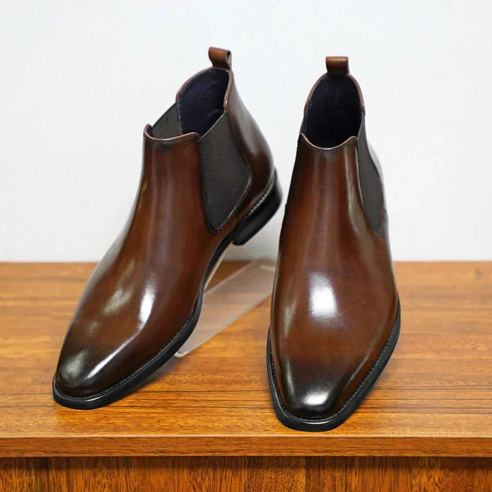 Chelsea Boots with Elastic Side Panels for Men