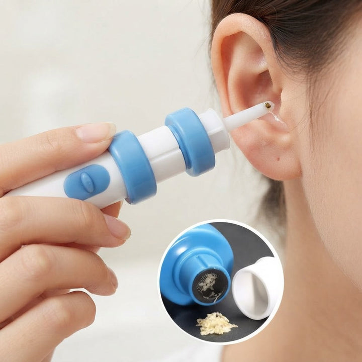 Electric Ear Wax Remover For Kids With Soft Bpa-Free Heads