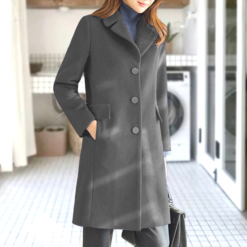 Women's Classic Elegant Long Winter Coat