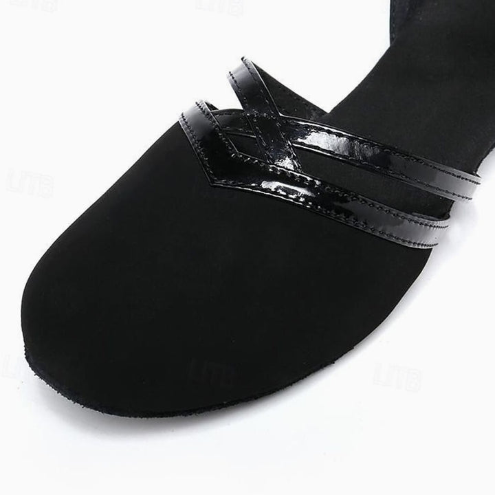 Amelie | Elegant Women's Dance Shoes with Flex Sole Ankle Strap Block Heel