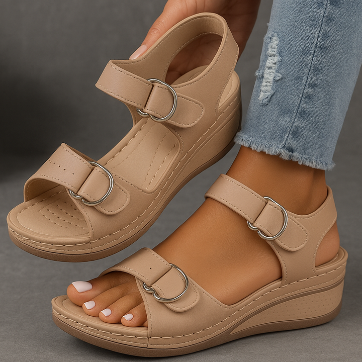 Laura | Women's Comfort Wedge Summer Sandals