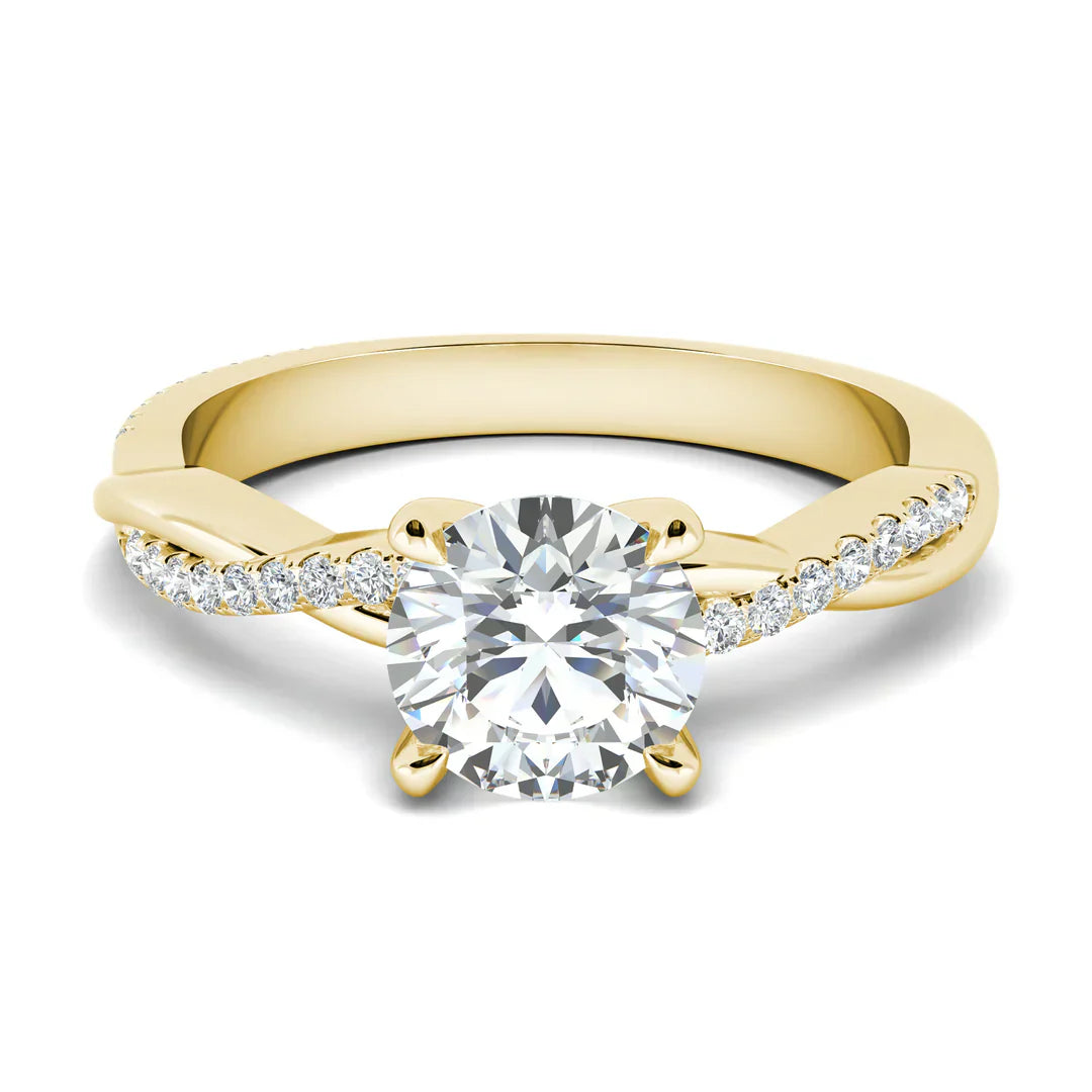 Ysmaryelle™ 18k gold ring by Emma & Rose Cape Town, featuring a sleek, polished gold band with elegant design details.