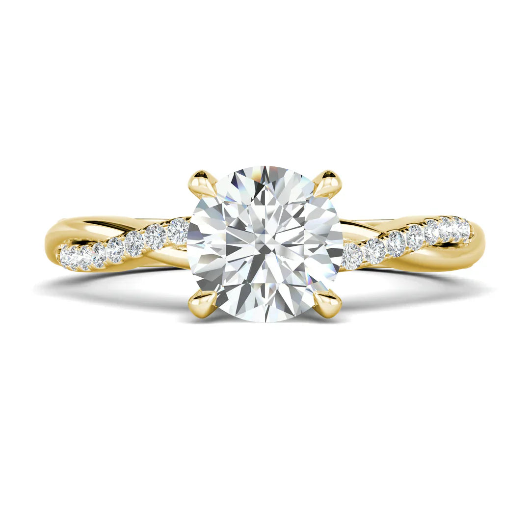Ysmaryelle™ 18k gold ring by Emma & Rose Cape Town, featuring a sleek, polished gold band with elegant craftsmanship.