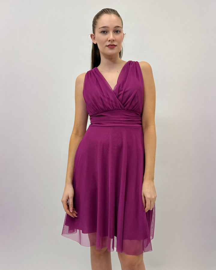 Black Hanneke™ Short Gaia Dress by Emma & Rose Cape Town, stylish abiti with a casual fit and elegant design.