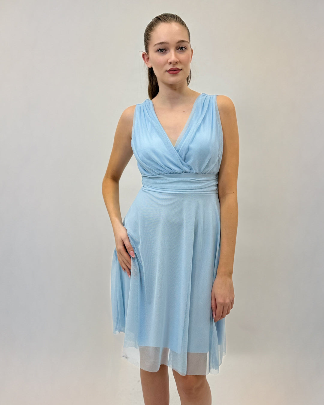Black Hanneke™ Short Gaia Dress by Emma & Rose Cape Town, stylish casual abiti with a relaxed fit and short length.