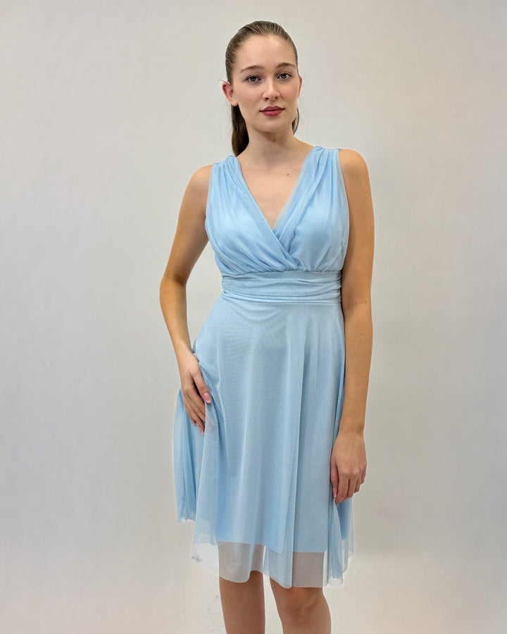 Black Hanneke™ Short Gaia Dress by Emma & Rose Cape Town, stylish casual abiti with a relaxed fit and short length.