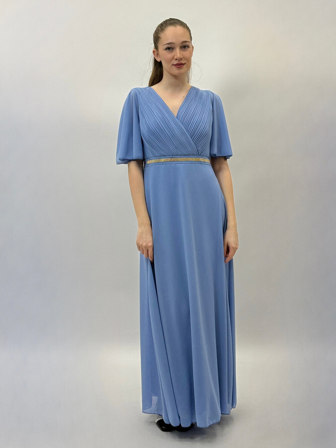 Dark blue Monica™ dress by Emma & Rose Cape Town, comfortable size, stylish abiti with a relaxed fit and elegant design.