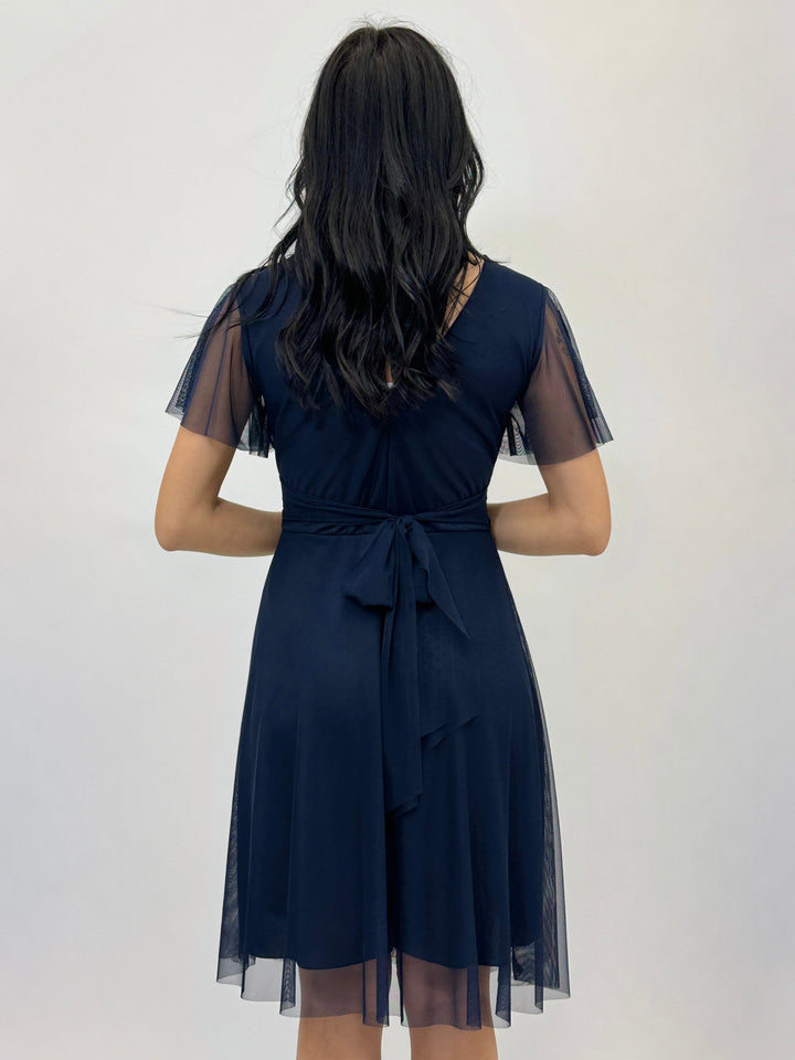 Fuchsia Elke™ Delia short dress by Emma & Rose Cape Town, featuring a stylish, vibrant design and elegant fit for women.
